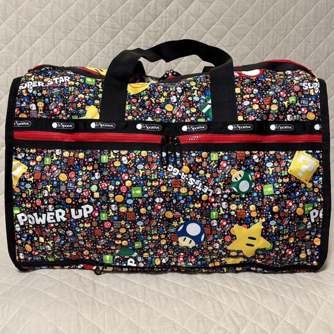 レスポートサック　スーパーマリオ　パワーアップブースト ボストンバッグ