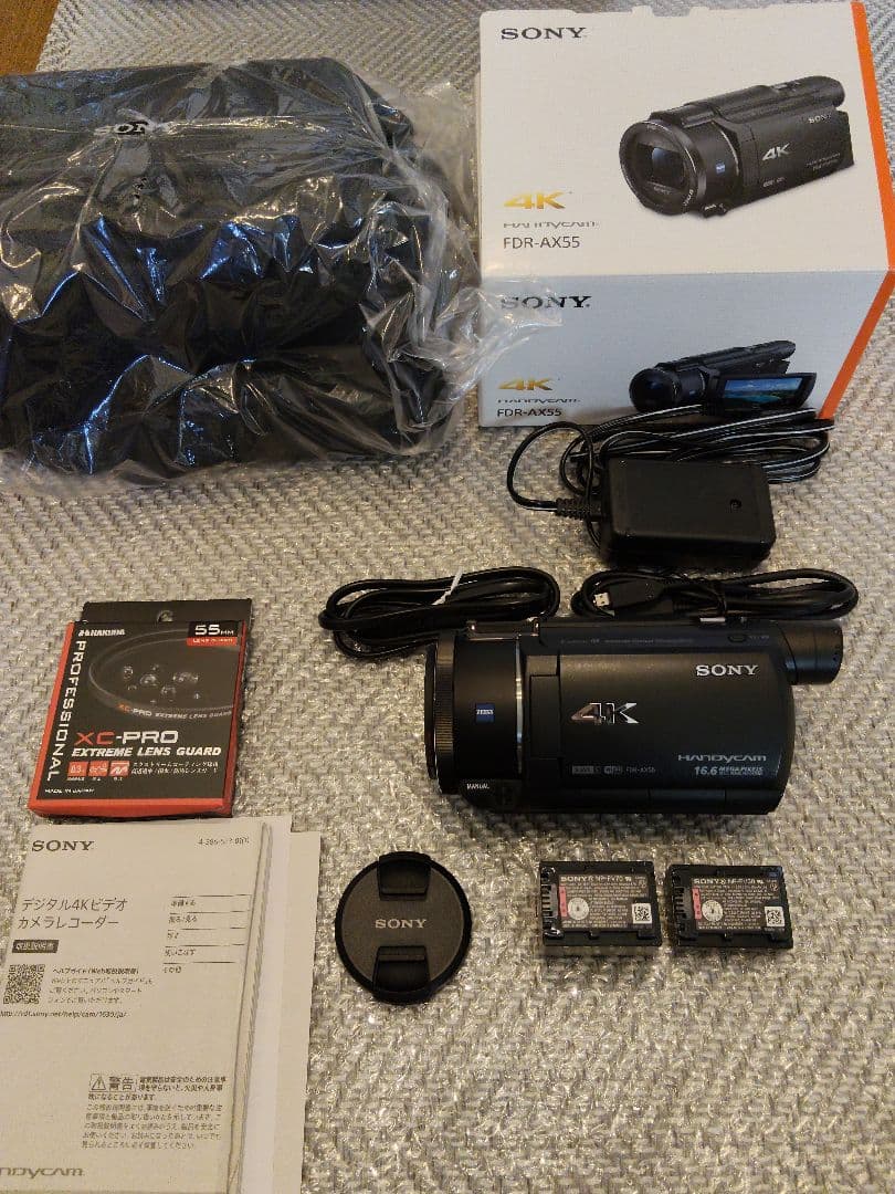 極美品 SONY FDR-AX55 4Kビデオカメラ 本体