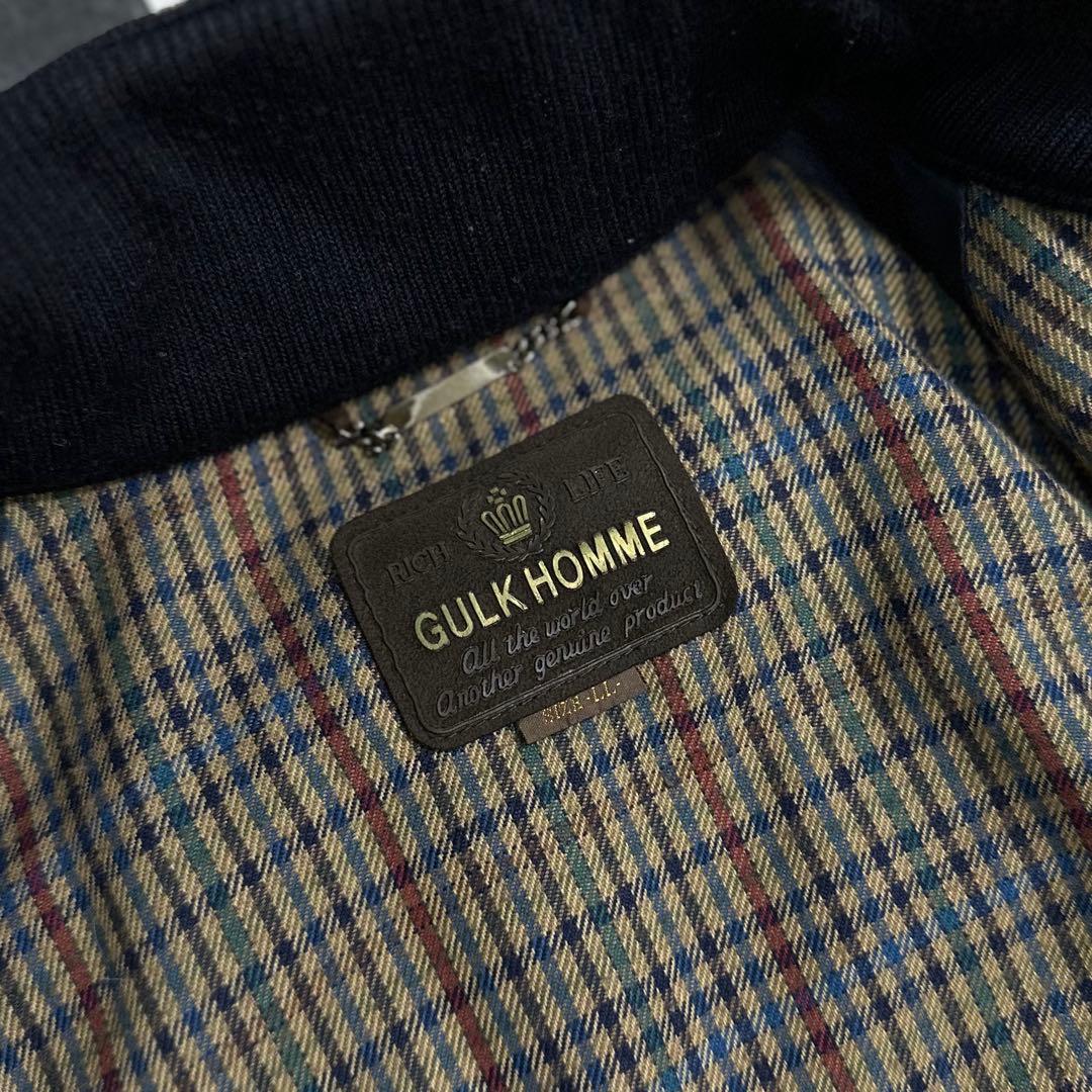 90s vintage カシミヤ　ウール　ハリントンジャケット　G9 ブラック