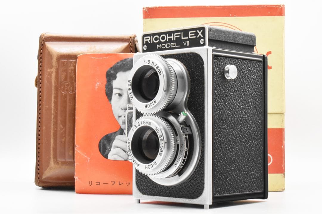 RICOHFLEX MODEL VII 80mm F3.5 二眼レフ 元箱付
