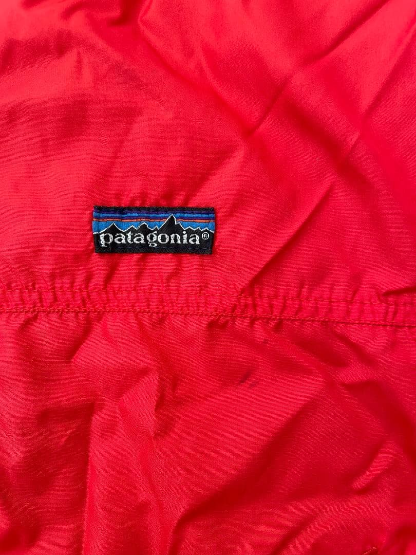 90s Patagonia パタゴニア シェルドシンチラジャケット 赤