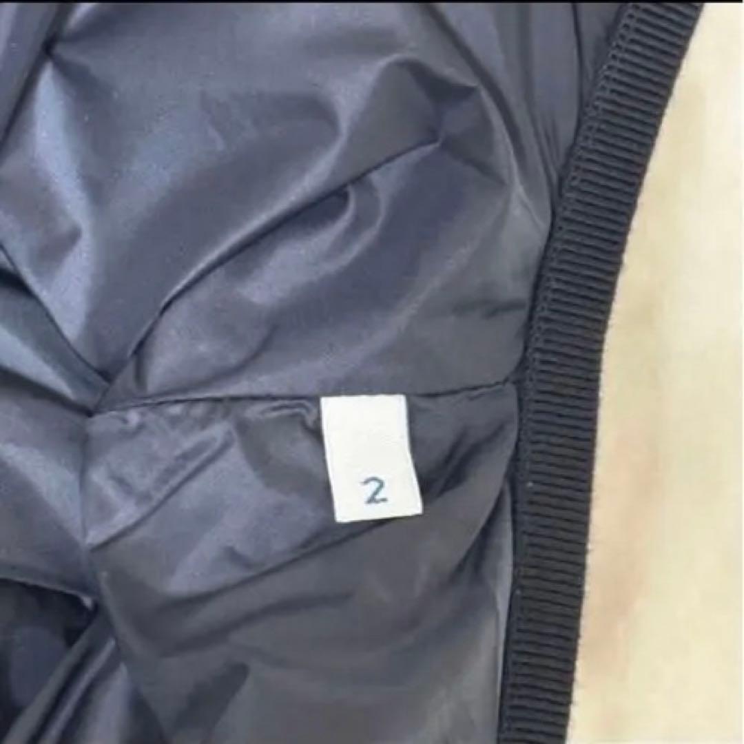 未使用品　モンクレール　ノーカラー ショート ダウンジャケット Laurine