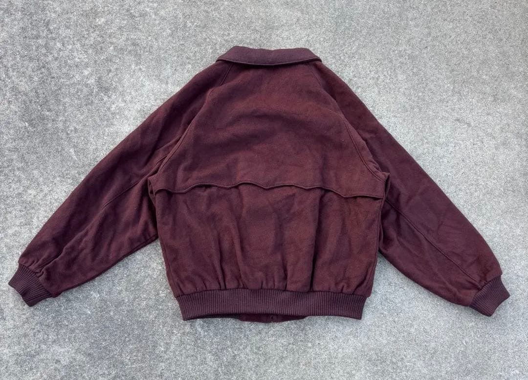 90’s vintage ウールブルゾン ボルドー 短丈 アメカジ カジュアル