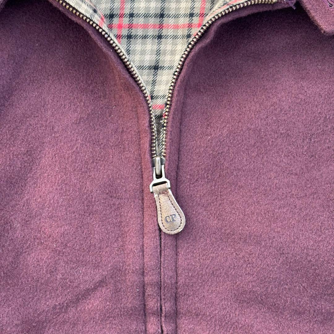 90’s vintage ウールブルゾン ボルドー 短丈 アメカジ カジュアル