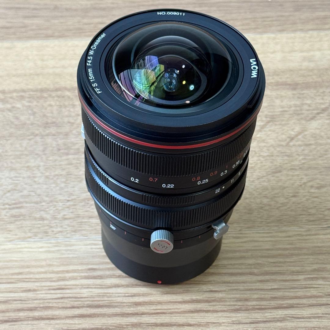Laowa シフトレンズ 15mm f4.5 ZeroD shift eマウント