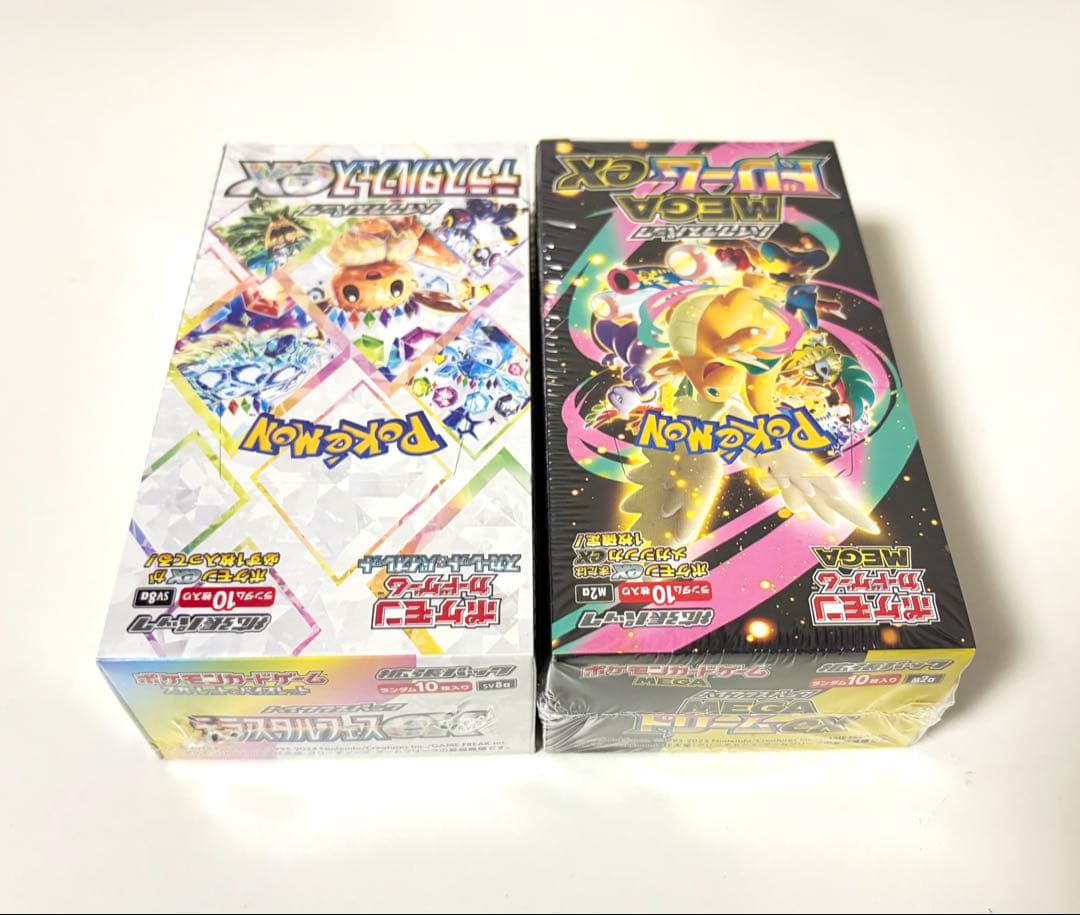 テラスタルフェスex、メガドリームex未開封BOXシュリンク付き