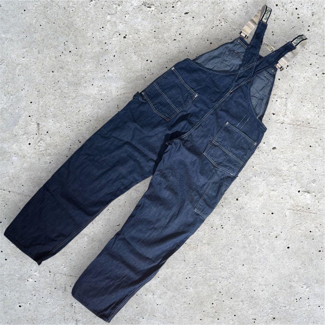 極美品　ビンテージ　CARTER’S 　ガチャポケ　耳付　デニム　オーバーオール