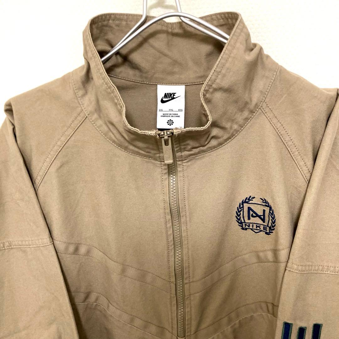 【希少サイズ2XL】ナイキ キャンバスジャケット アノラック ハーフジップ