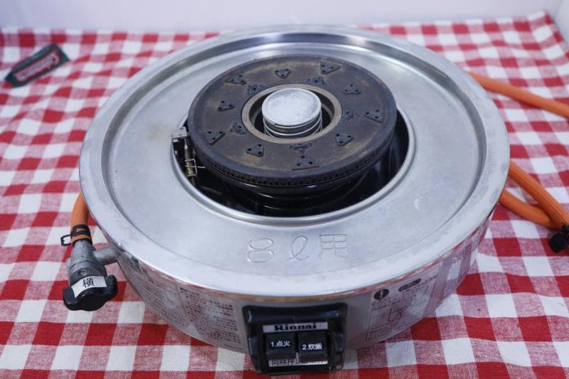 ◆リンナイ業務用ガス炊飯器4升/8L型式：RR-40S1　プロパンガス