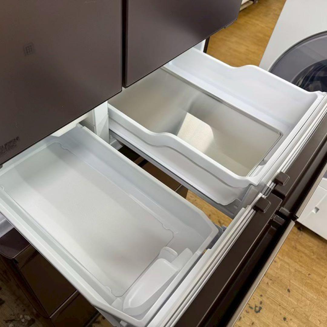 東京23区配送無料✨三菱　冷蔵庫　MR-MZ60H 6ドア　600L 美品