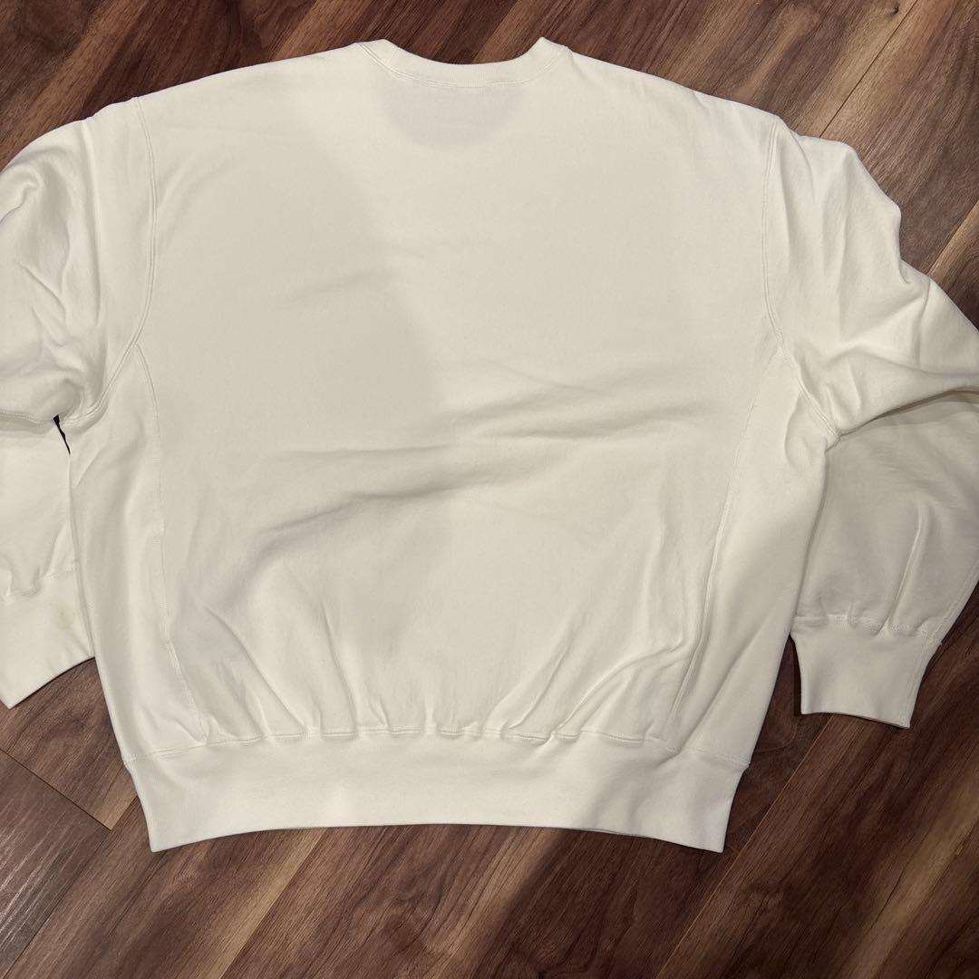 トップス Supreme Washed Box Logo Crewneck White L