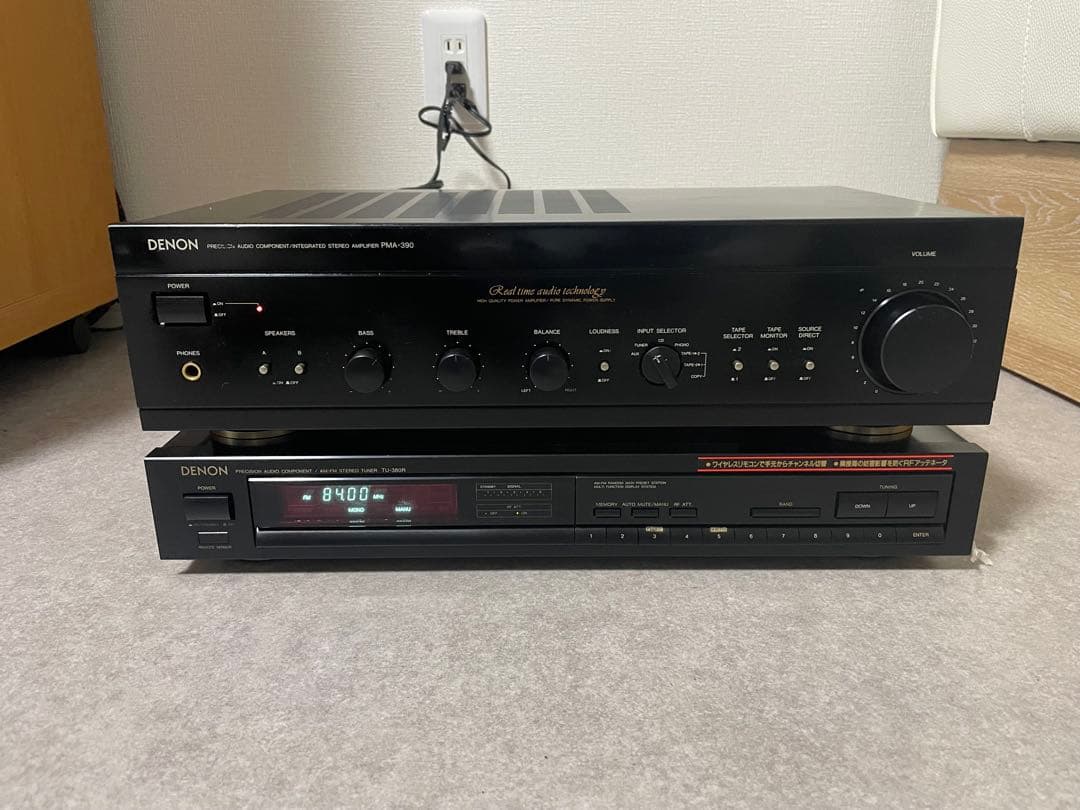DENON PMA-390 ステレオアンプDENON TU-380R チューナー