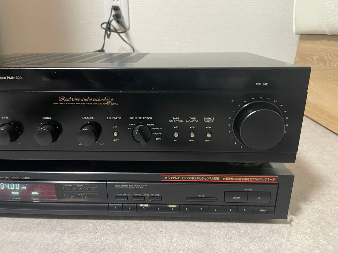 DENON PMA-390 ステレオアンプDENON TU-380R チューナー