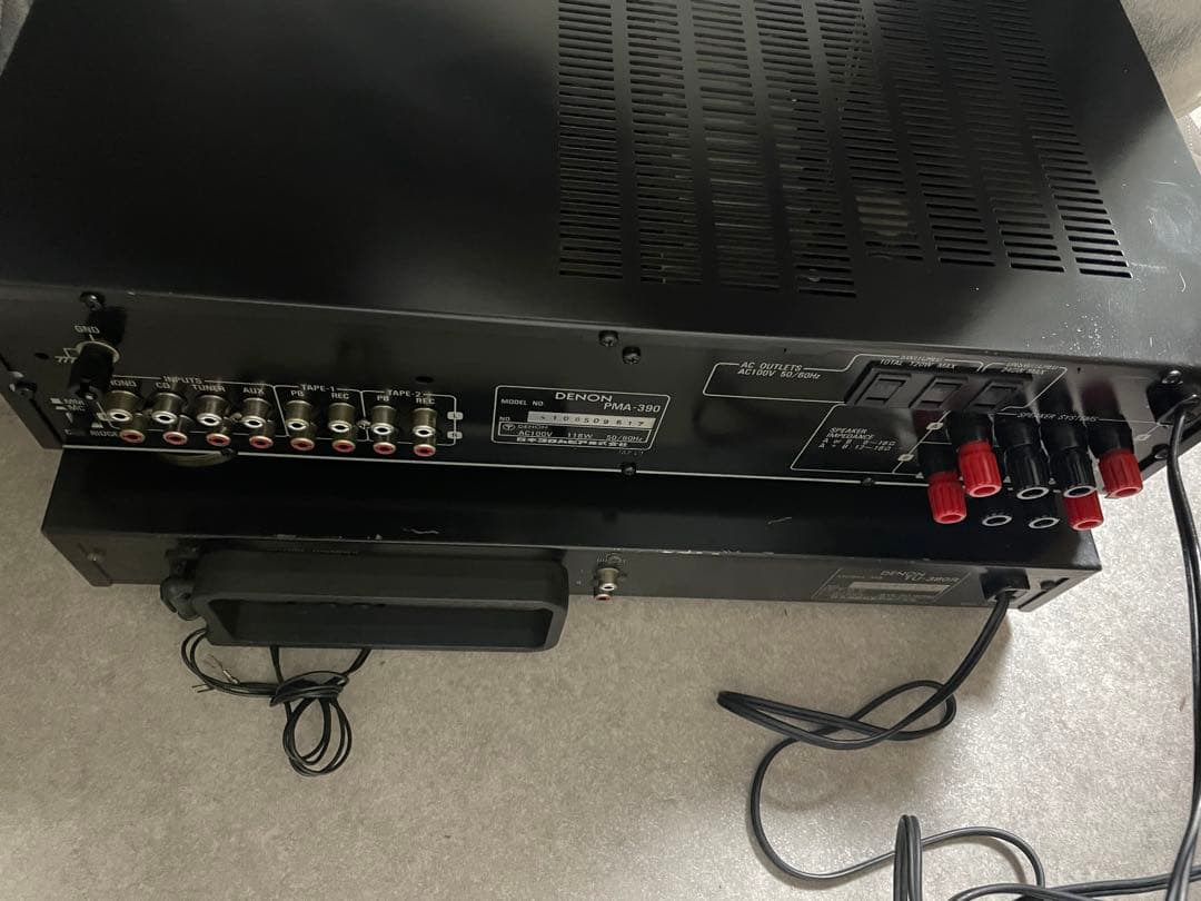 DENON PMA-390 ステレオアンプDENON TU-380R チューナー