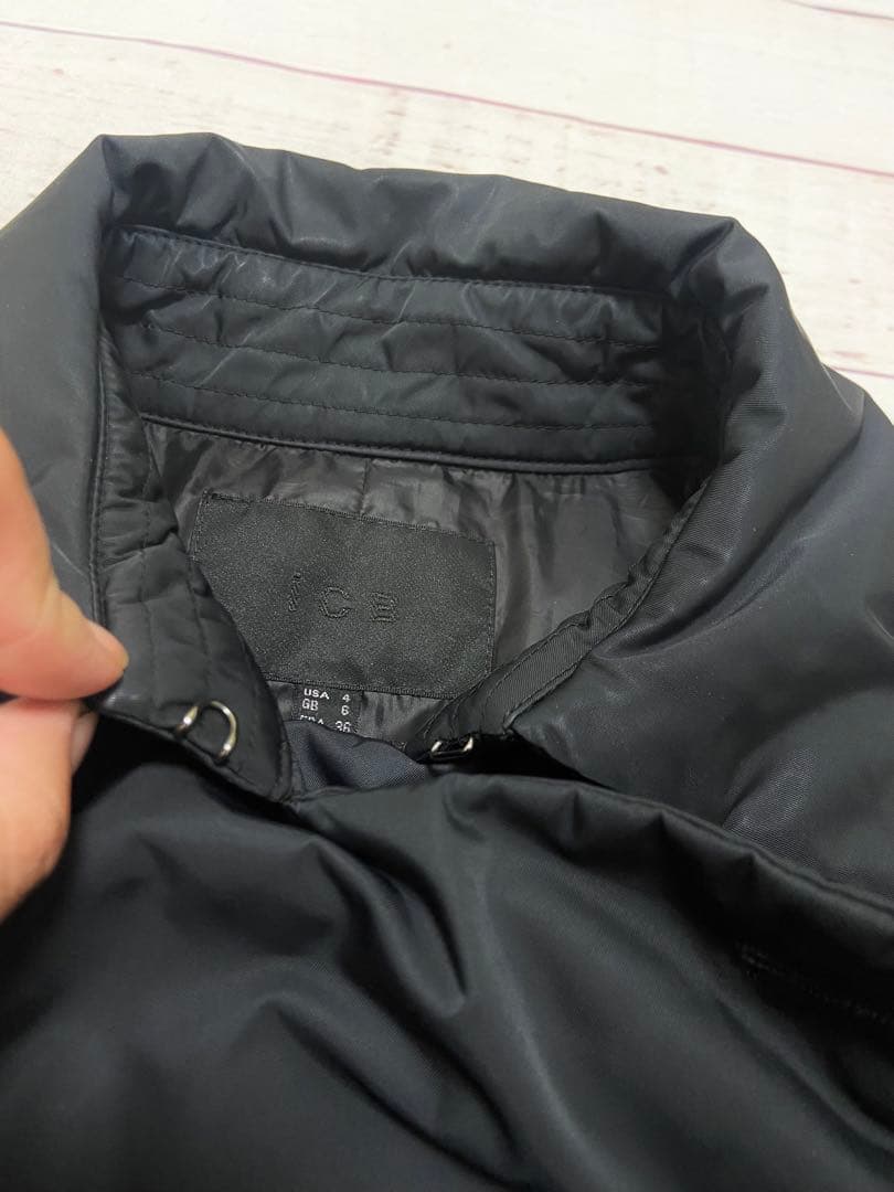 アイシービー　ダウンコート　トレンチ型ダウンコート