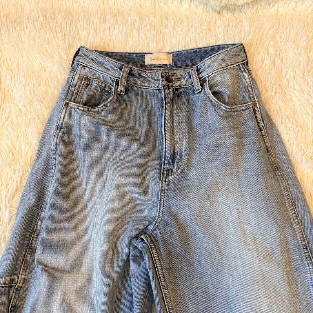 シールームリン Roundishルーズ SRN03 ヴィンテージブルー　25