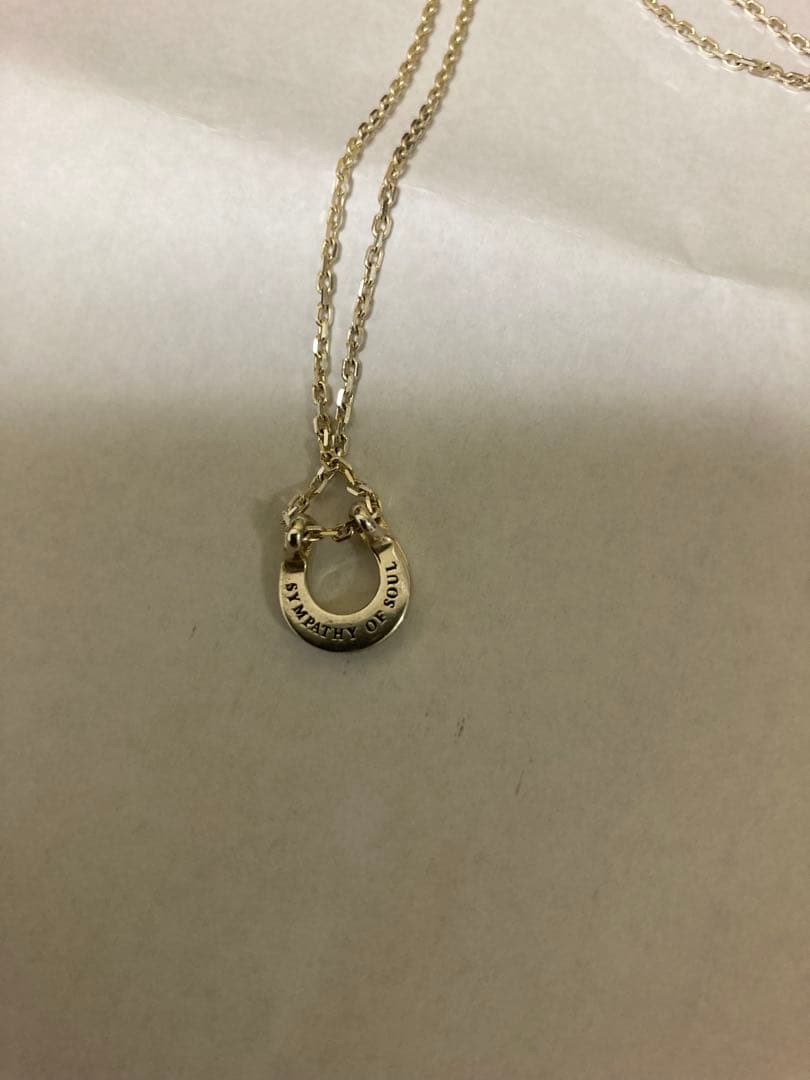 SYMPATHY OF SOUL シルバーネックレス　ホースシュー