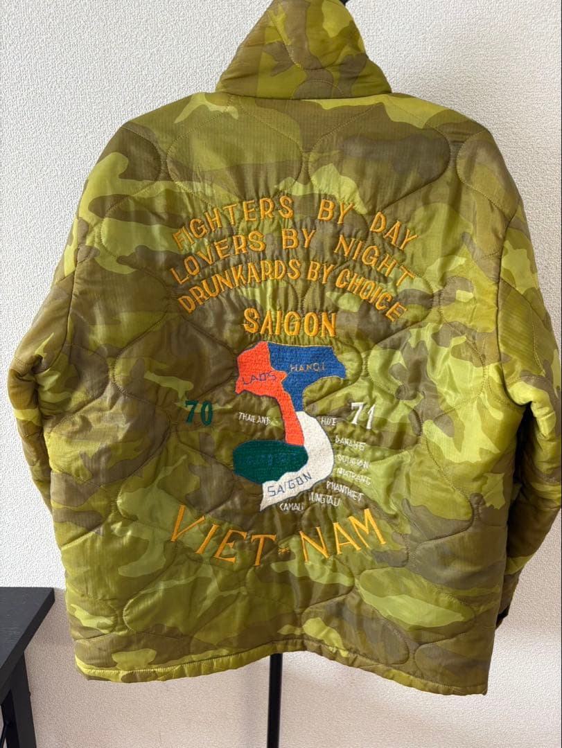 s340 テーラー東洋ベトジャン　ミリタリージャケット　東洋エンタープライズ M