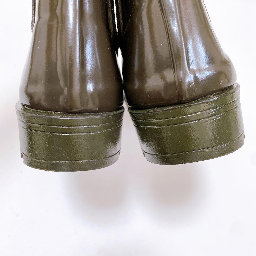 未使用 AIGLE エーグルカーヴィル2 レインブーツ 37 ブラウン