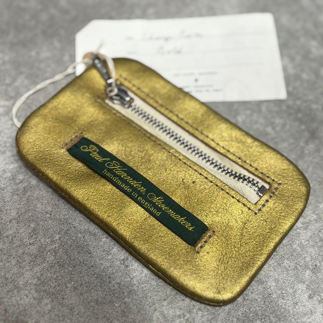 新品未使用品 ポールハーデン ケース ゴールド