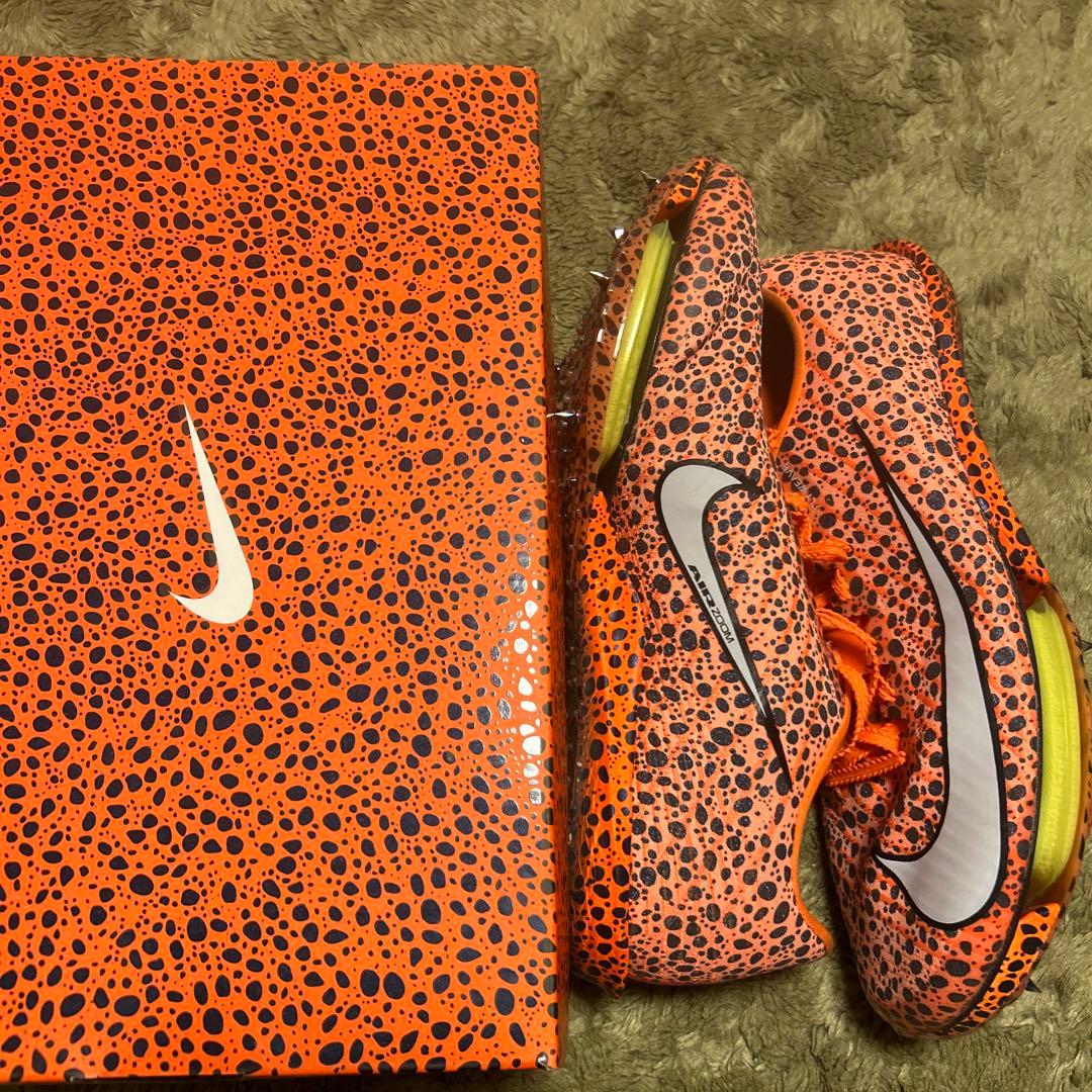 Nike スパイク・シューズ オレンジ/黒