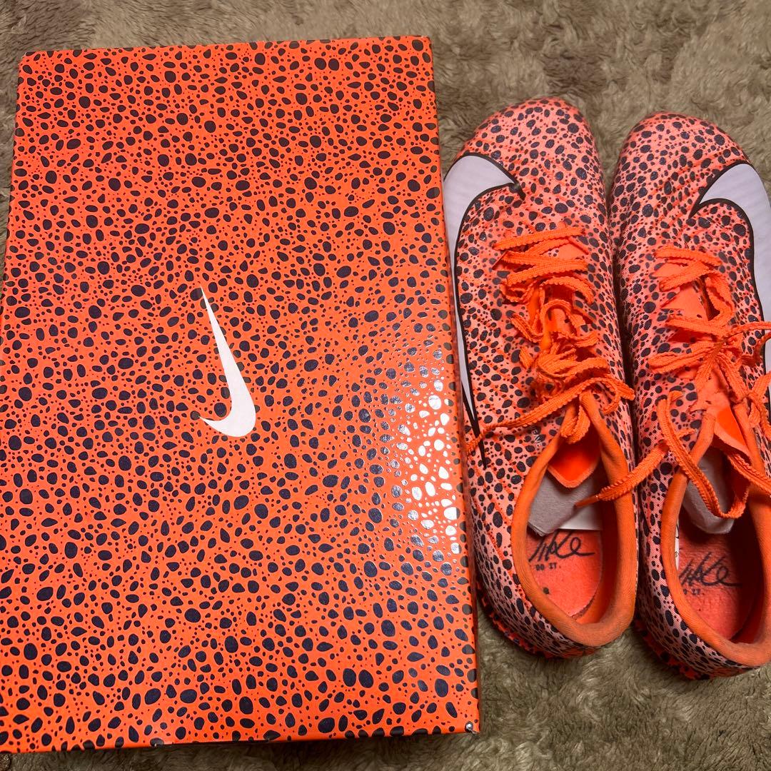 Nike スパイク・シューズ オレンジ/黒