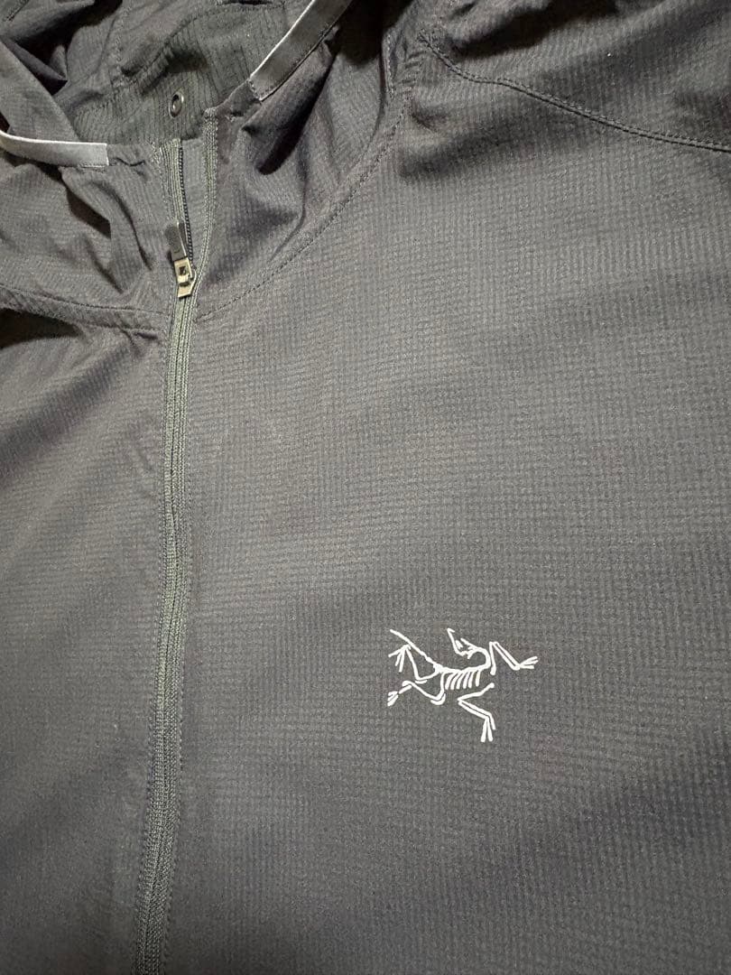 【美品】アークテリクス インセンドフーディ XS ブラック