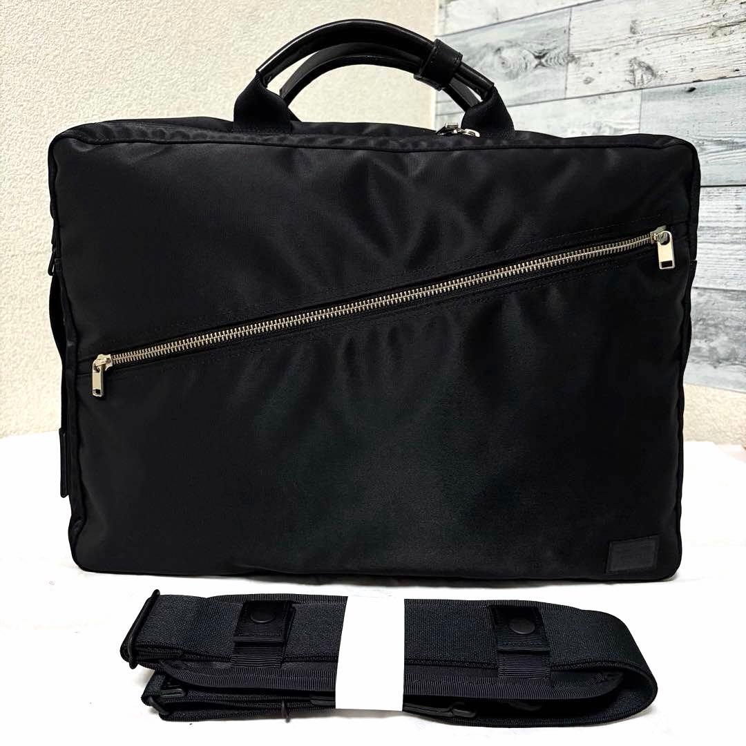 新品同様✨ポーターリフト ビジネスバッグ3way 2層 A4可 黒 吉田カバン