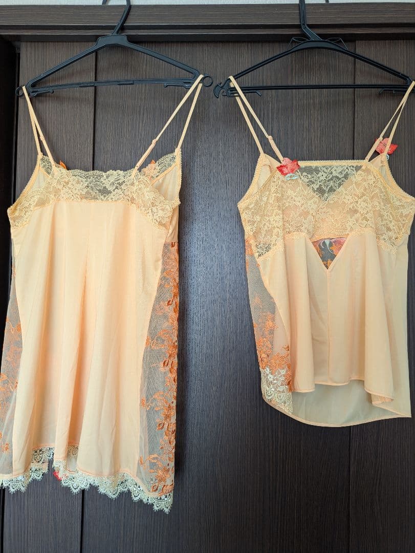 【美品2点】サルート⭐キャミソールとスリップの2点セット⭐同シリーズ色違いあり