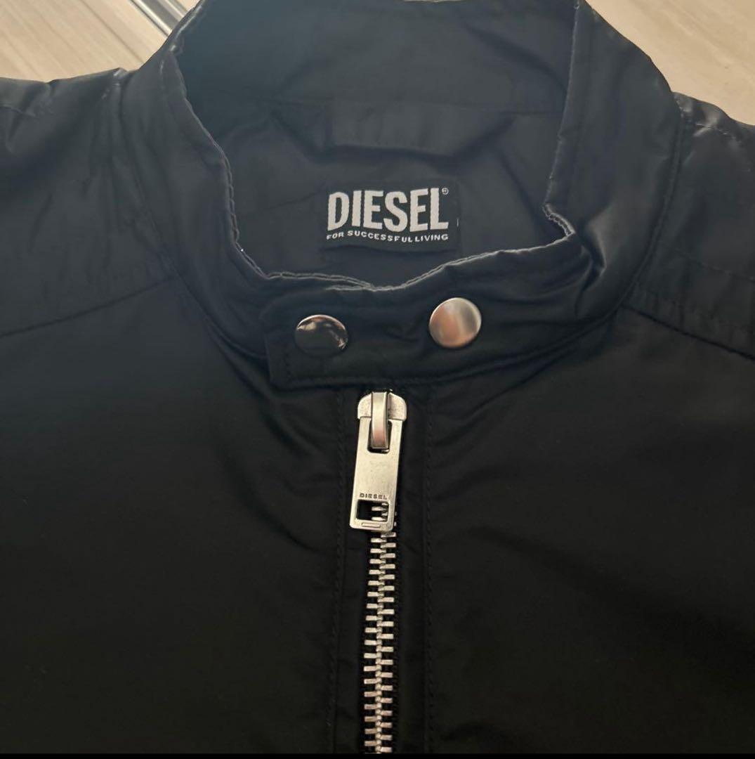 仲良しさん　専用　 DIESEL ブラック シングルライダースジャケット