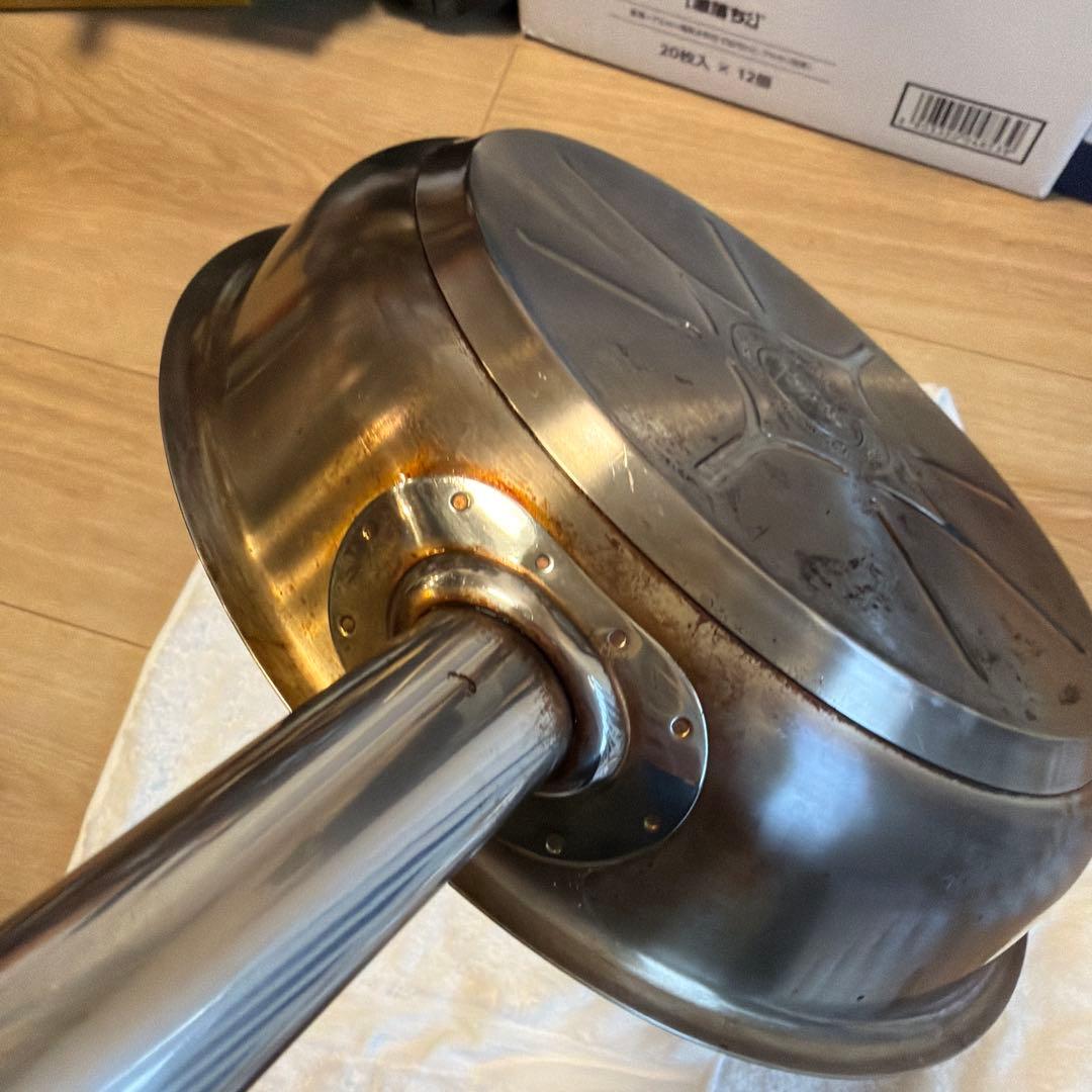 Fissler ステンレススチール フライパン24センチ