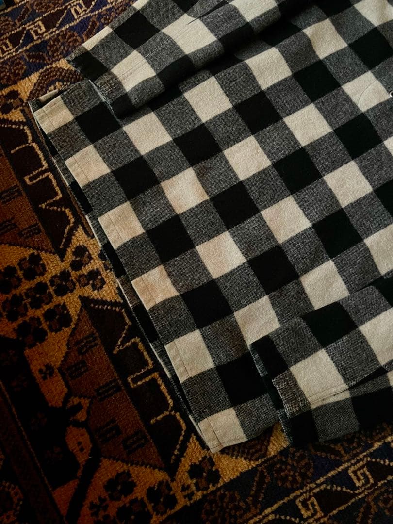 最初期 neighborhood LACE UP FLANNEL SHIRTS