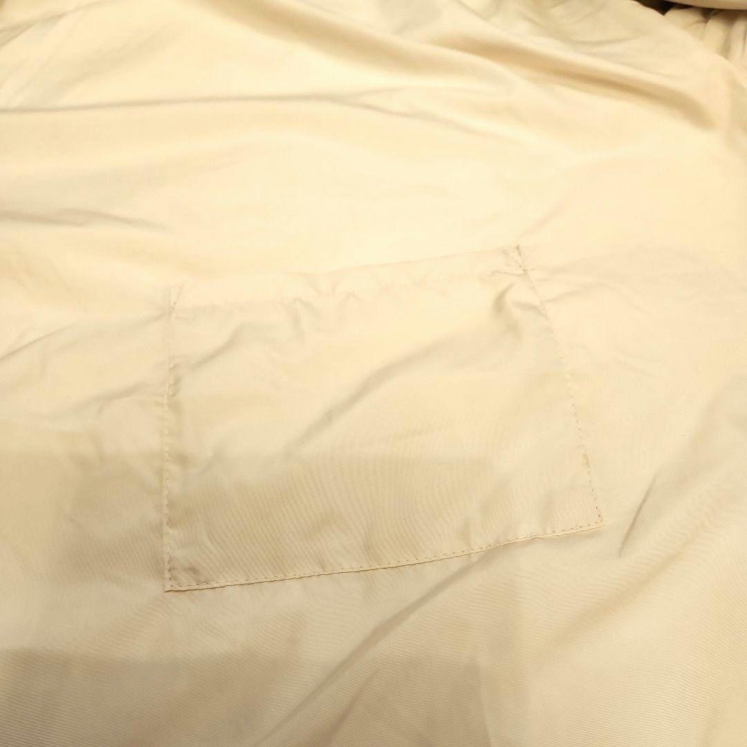 お値下げ！【新品タグ付き】アイボリーのフーテッドダウンコート（LL)