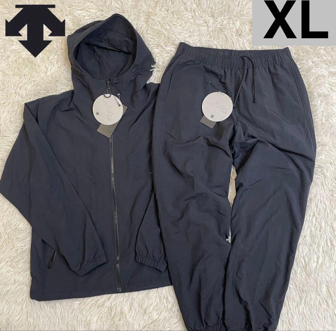 デサント　ジャージ　上下セット　セットアップ　エアーサモーション　ブラック　XL