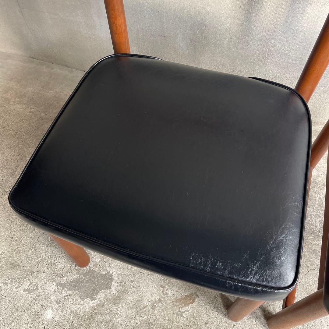 廃盤 希少 オールドマルニ　ミッドセンチュリー　ダイニングチェア　2脚セット