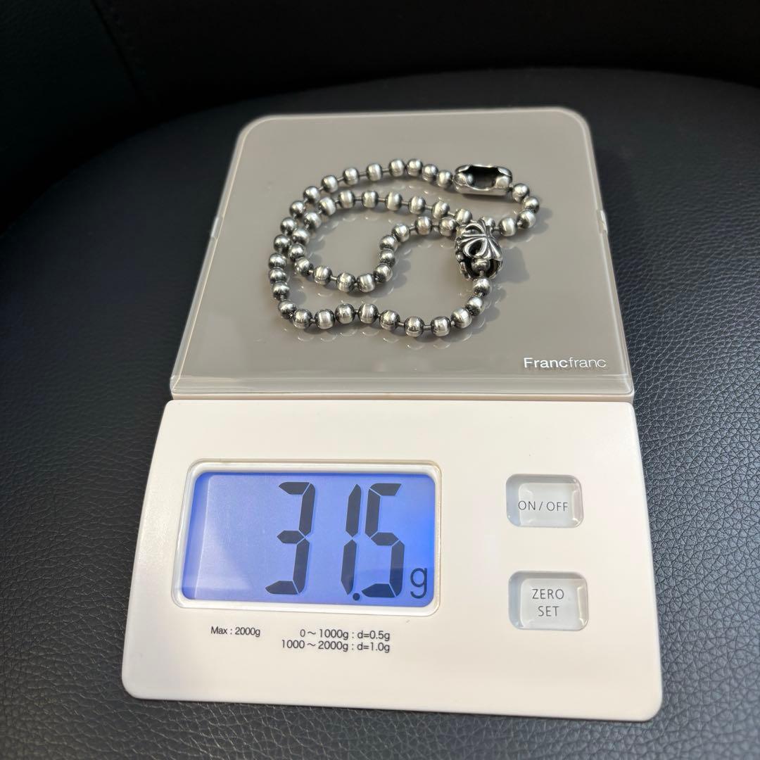 Bill Wall Leather ボールチェーンネックレス 43cm