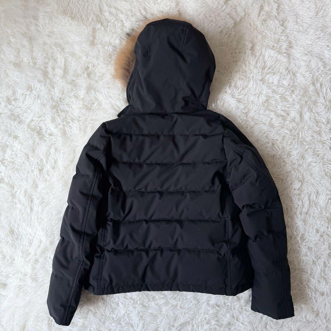 DANTONダントン ダウンジャケット ショート ブラック ファー　36