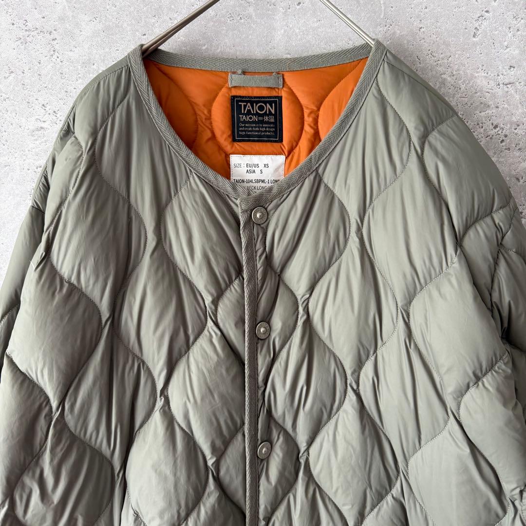 TAION オーバーサイズ ダウン ロングジャケット　ダウンジャケット　コート