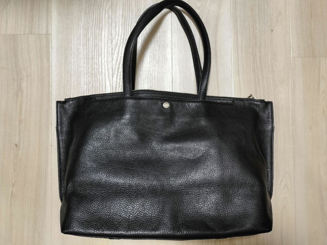 状態非常に良い★極美品★アニアリーブラックトートバッグ