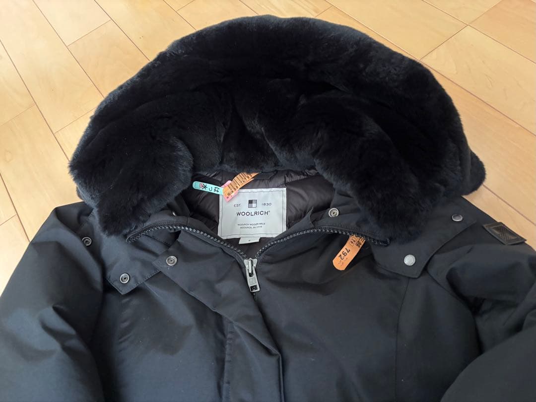 WOOLRICH ボウブリッジ　ファー付ダウンコート　クリーニング済　とても美品