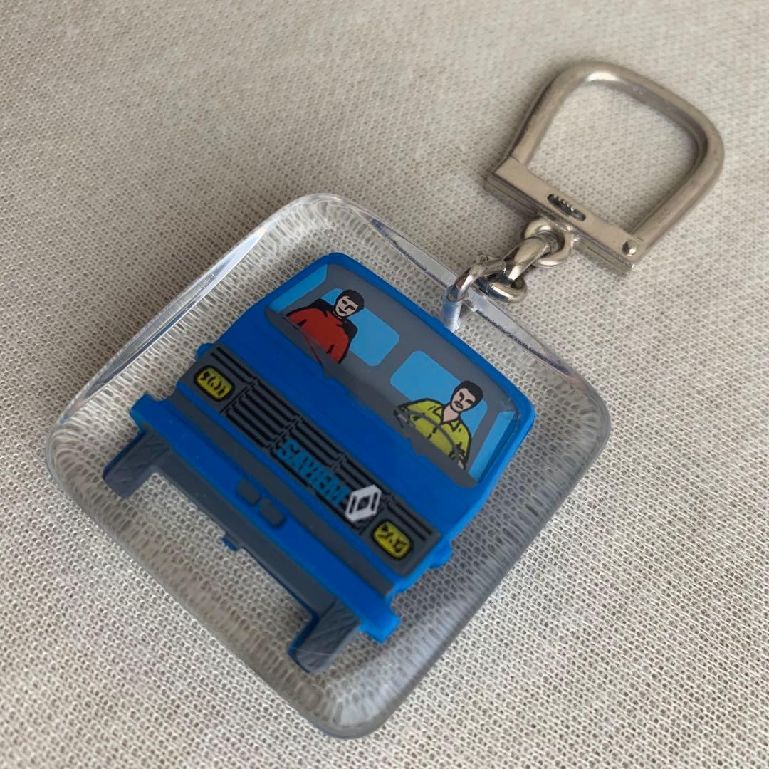 動くブルボンキーホルダー アニメ【SAVIEM】トラック ルノー フレンチパブ