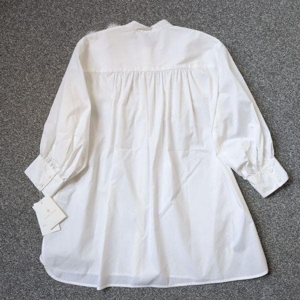 ユナイテッドアローズ UNITED ARROWS 白 フラワーチュール ブラウス