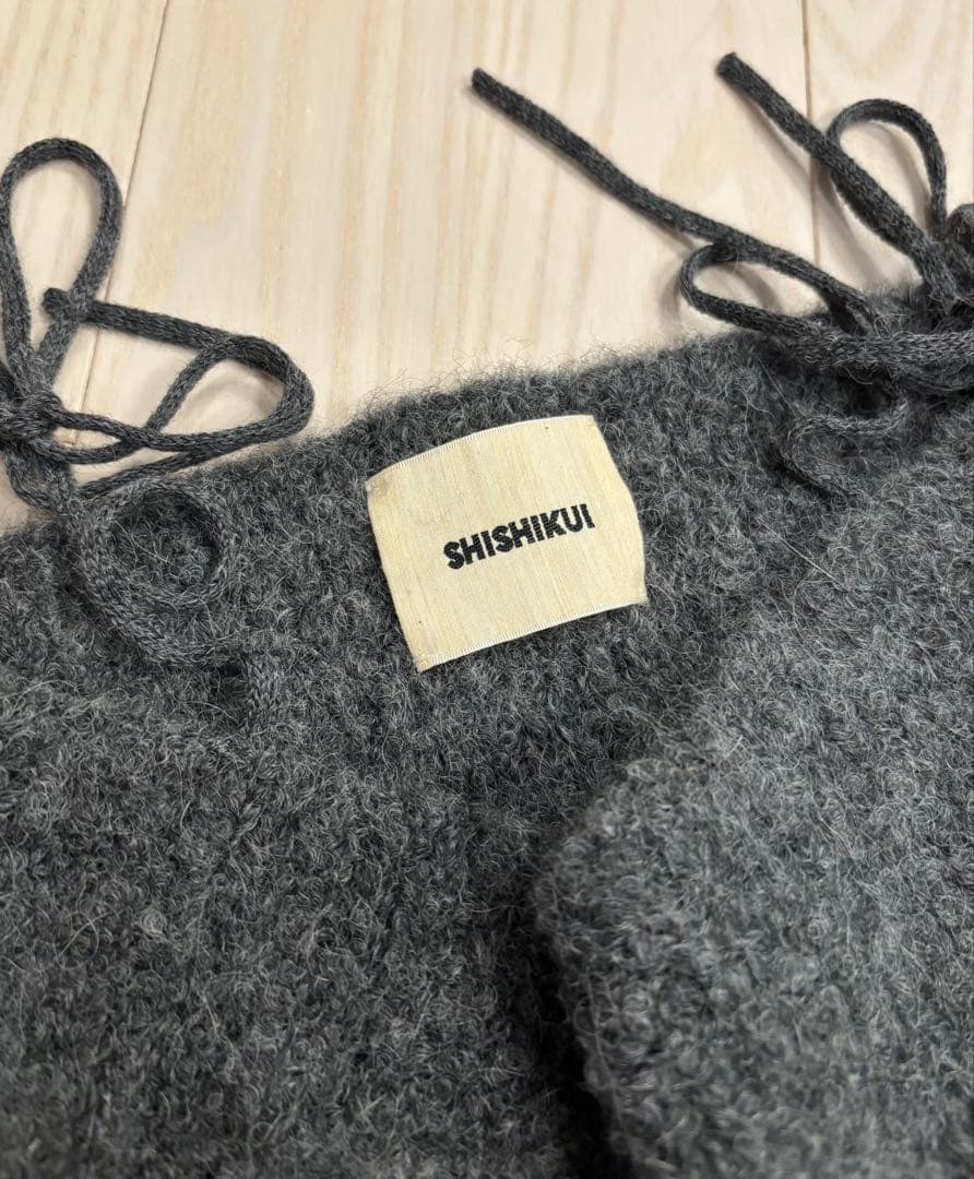 shishikui シシクイ　ニット　ロングキャミ