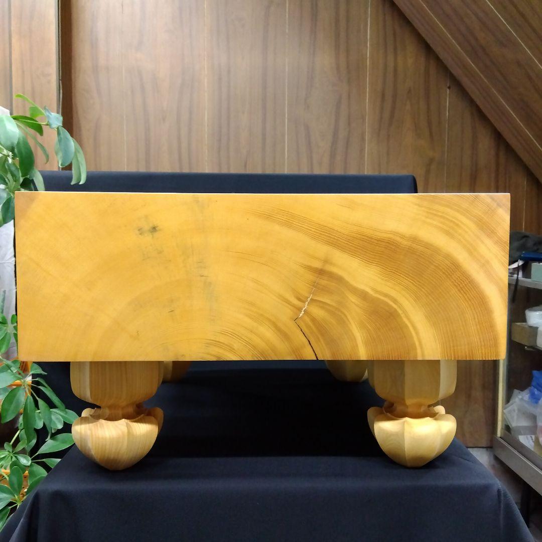 【国産　本榧　5寸碁盤　木表③】