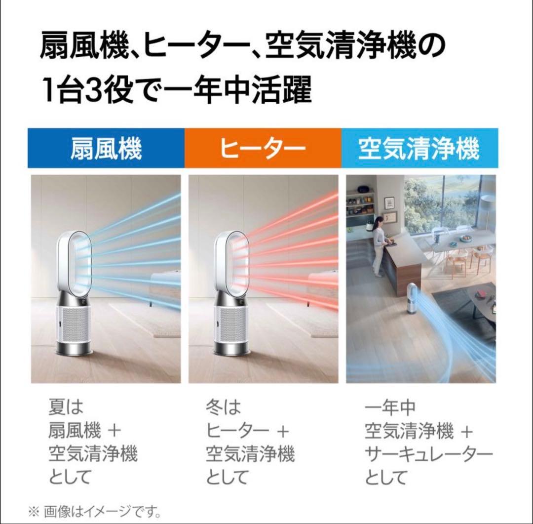 ダイソンPurifier Hot+Cool Gen1 HP10WW ホワイト新品