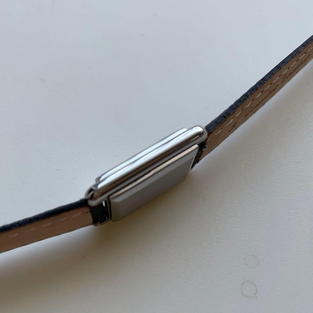 オメガ デビル レクタングル クォーツ式 レディース 革ベルトと電池は交換済み