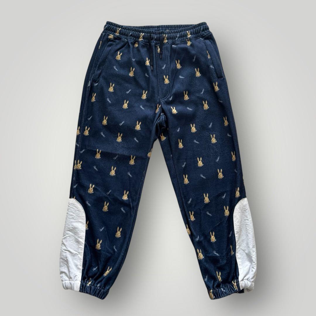 1604◆bsrabbit ビエスラビット フリースジョガーパンツ ネイビー