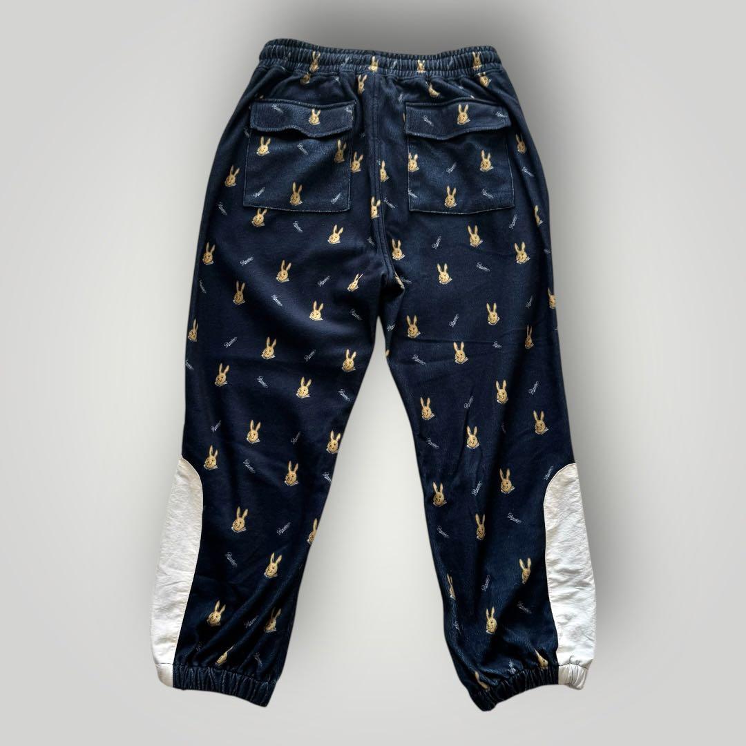 1604◆bsrabbit ビエスラビット フリースジョガーパンツ ネイビー