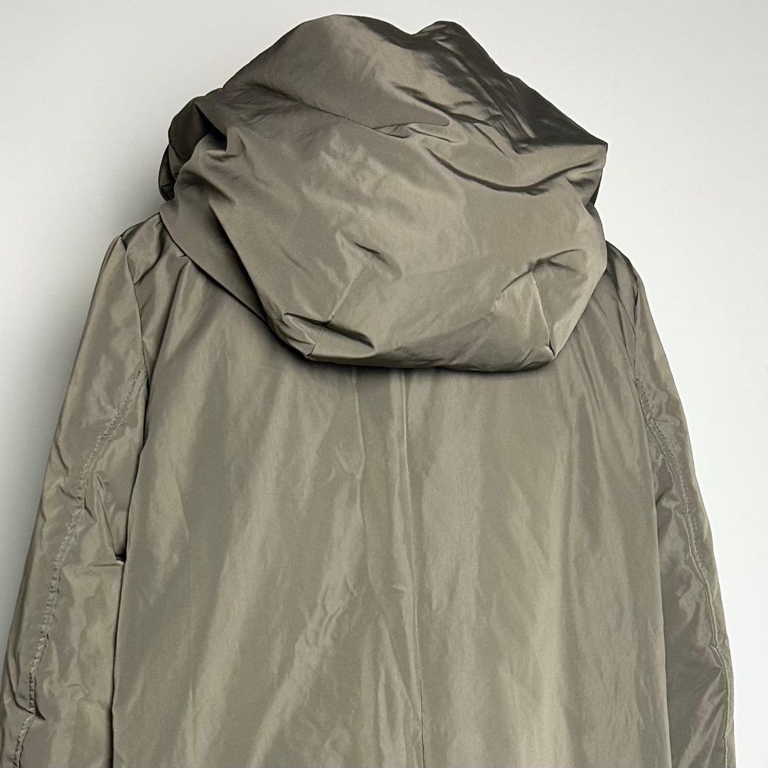 美品✴︎PRIDE/プライド/フーデッドダウンコート/切り替えデザイン/38号