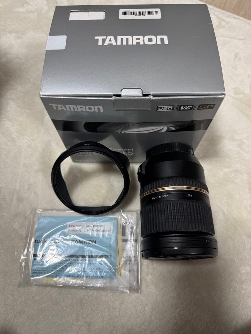 レンズ(ズーム) TAMRON SP24-70mm F/2.8 for Canon